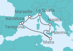 France, Italy, Malta Cruise itinerary  - MSC Cruises