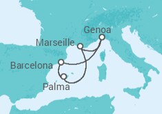 France, Spain All Inc. Cruise itinerary  - MSC Cruises