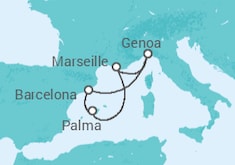 France, Spain Cruise itinerary  - MSC Cruises