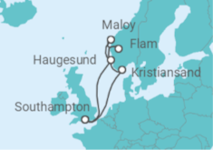 Norwegian Fjords Cruise itinerary  - MSC Cruises