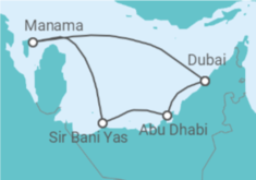 United Arab Emirates Cruise itinerary  - AIDA