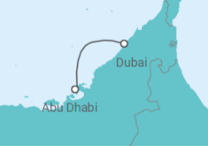 Dubai to Abu Dhabi Cruise itinerary  - Costa Cruises