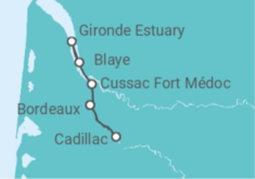 Family Cruise in Bordeaux-The Land and its History (port-to-port cruise) Cruise itinerary  - CroisiEurope