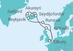 Icelands Land of Ice & Fire Cruise itinerary  - Ambassador Cruise Line