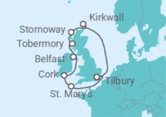 Treasures of the British Isles Cruise itinerary  - Ambassador Cruise Line