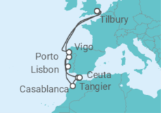 Sunshine Escape to Iberia & North Africa Cruise itinerary  - Ambassador Cruise Line