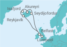 Icelands Land of Ice & Fire Cruise itinerary  - Ambassador Cruise Line