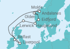 Springtime Fjordland Cruise itinerary  - Ambassador Cruise Line