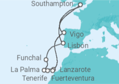 Canary Islands Cruise itinerary  - PO Cruises