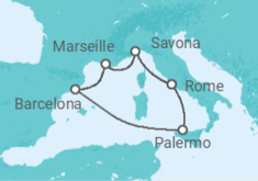 Italy, France, Spain Cruise itinerary  - Costa Cruises