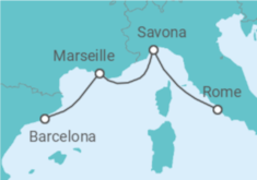 Rome to Barcelona Cruise itinerary  - Costa Cruises