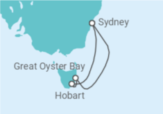 Great Australian Culinary Voyage Cruise itinerary  - Cunard