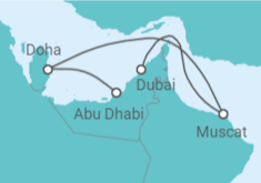 United Arab Emirates, Oman, Qatar Cruise itinerary  - Costa Cruises