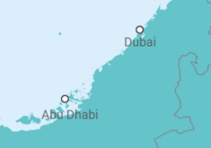 Abu Dhabi to Dubai Cruise itinerary  - Costa Cruises