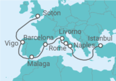 Spain, Italy, Turkey Cruise itinerary  - Princess Cruises