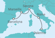 Italy, France Cruise itinerary  - Costa Cruises