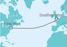 Transatlantic with Anthony Inglis & the NSO Cruise itinerary  - Cunard