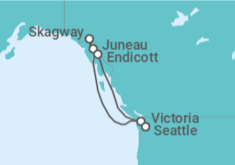 Alaska Cruise itinerary  - Royal Caribbean