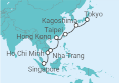 Vietnam, China, Taiwan, Japan Cruise itinerary  - Celebrity Cruises