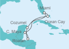 Honduras, Mexico Cruise itinerary  - MSC Cruises