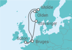 Belgium, Norway Cruise itinerary  - Royal Caribbean