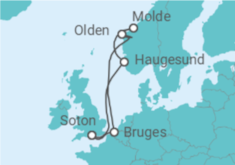 Belgium, Norway Cruise itinerary  - Royal Caribbean