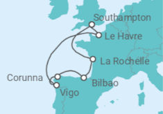 Spain, France Cruise itinerary  - Royal Caribbean