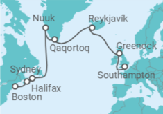 United Kingdom, Iceland, Greenland, Canada Cruise itinerary  - Royal Caribbean