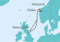 Norwegian Fjords Cruise itinerary  - Fred Olsen