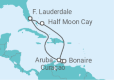 Curaçao, Bonaire, San Eustaquio y Saba, Aruba Cruise itinerary  - Holland America Line