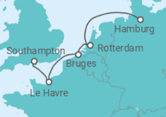 Holland, Belgium, France All Inc. Cruise itinerary  - MSC Cruises