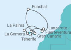 Canary Islands Cruise itinerary  - AIDA