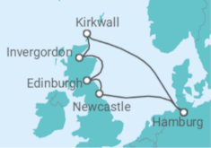 United Kingdom Cruise itinerary  - Costa Cruises