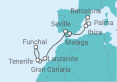 Canary Islands Cruise itinerary  - AIDA