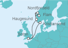 Norway All Inc. Cruise itinerary  - MSC Cruises