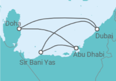 United Arab Emirates, Qatar Cruise itinerary  - MSC Cruises