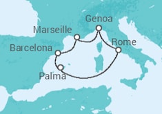 France, Italy, Spain Cruise itinerary  - MSC Cruises