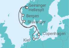 Denmark, Norway Cruise itinerary  - Costa Cruises