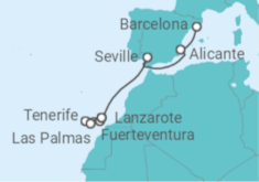 Canary Islands Cruise itinerary  - AIDA