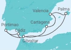Spanish Delights (Dream) Cruise itinerary  - Marella Cruises
