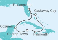 Mexico, Cayman Islands, Jamaica Cruise itinerary  - Disney Cruise Line