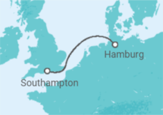 Hamburg Getaway Cruise itinerary  - Cunard