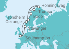 Norway Cruise itinerary  - Cunard