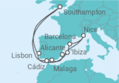 Spain, France, Portugal Cruise itinerary  - PO Cruises