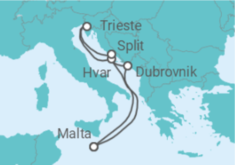 Croatia, Italy Cruise itinerary  - PO Cruises