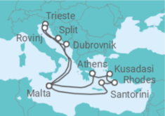 Greece, Turkey, Malta, Croatia, Italy Cruise itinerary  - PO Cruises