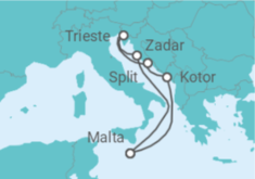 Montenegro, Croatia, Italy Cruise itinerary  - PO Cruises