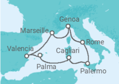 Italy, Spain Cruise itinerary  - MSC Cruises