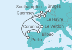 North of Spain, Frence & Portugal Cruise itinerary  - Norwegian Cruise Line