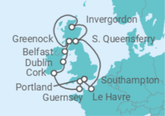British Isles Cruise itinerary  - Princess Cruises